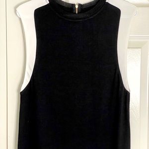 Black and white tank top